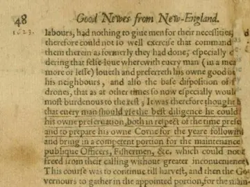 Good news from new england text