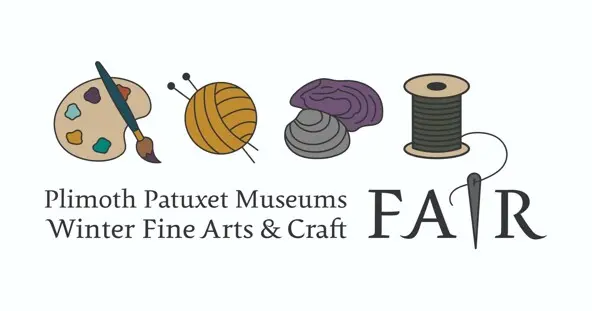 Plimoth patuxet museums winter fine arts and craft fair logo