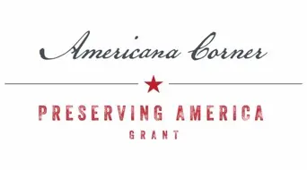 Americana Corner Logo: Americana Corner Preserving America Grant.