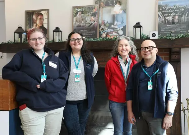 Development staff museum clean up day