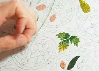 Stiching process plimoth jacket