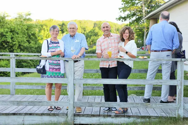 Reception couples boardwalk