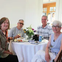 Reception gainsborough hall guests