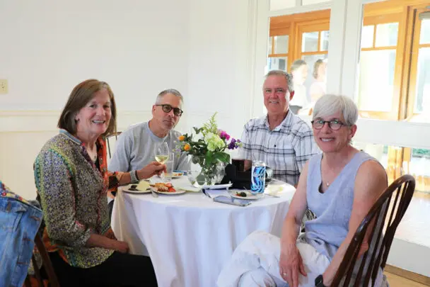 Reception gainsborough hall guests