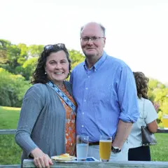 Reception guests boardwalk