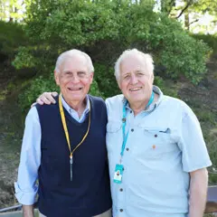 Plant sale staff volunteer pose