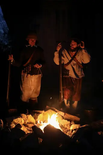 Fort fire pilgrim men