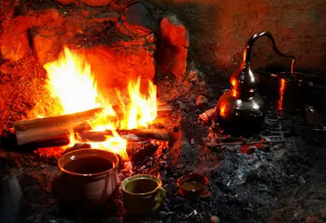 Hearth cooking village