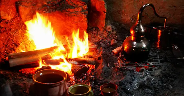 Hearth cooking village