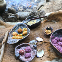 Food display cooking arbor homesite