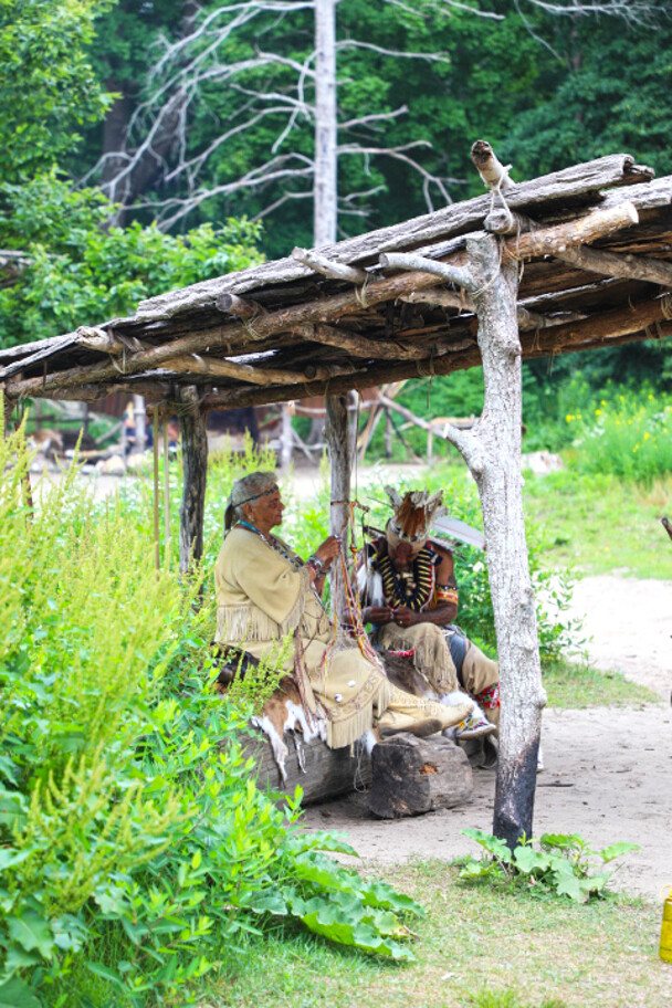 Shade arbor crafts indigenous homesite