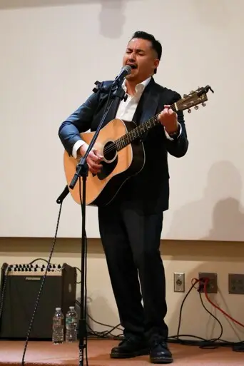 Guitarist DJ White performs with LONE WOLF and the Spaghetti Corner Band at Plimoth Patuxet in 2023