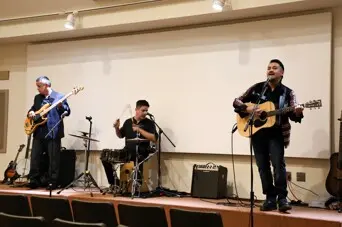 LONE WOLF and the Spaghetti Corner Band perform at Plimoth Patuxet in 2023