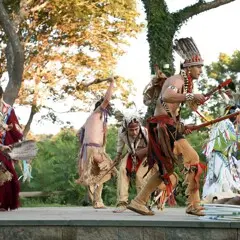 Red hawk singers dancers demonstration