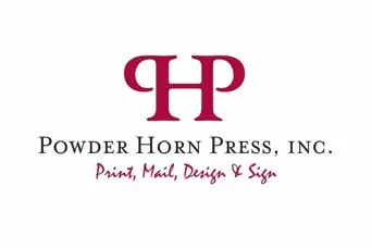 Powder horn press logo