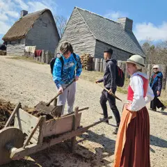 English village students pilgrim education program