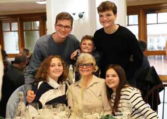 Thanksgiving day homestyle buffet family