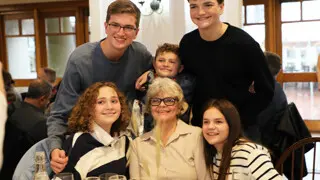 Thanksgiving day homestyle buffet family