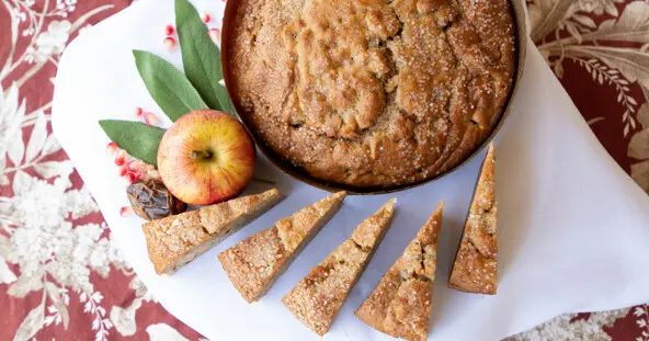 Fall harvest dinners dessert apple table setting