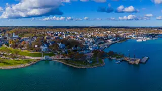 Adobe Stock 472699667 Downtown Plymouth Aerial Panorama View