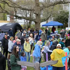 Herring run festival crowd