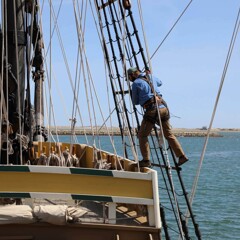 Mayflower rigging crew