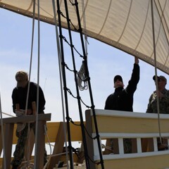 Mayflower sail deck ocean