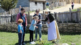 English village guests pilgrim garden map