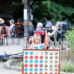 Summer music series kim moberg child jumbo connect four