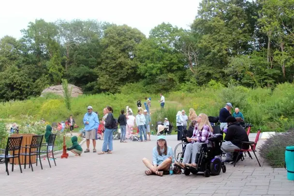 Summer music series the groovalottos crowd center pavilion