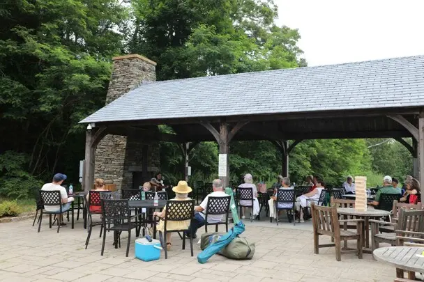 Summer music series abby vail craft center pavilion crowd