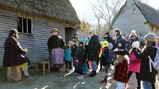 English village students pilgrims house