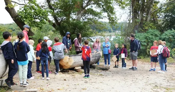 Patuxet homesite mishoon school group
