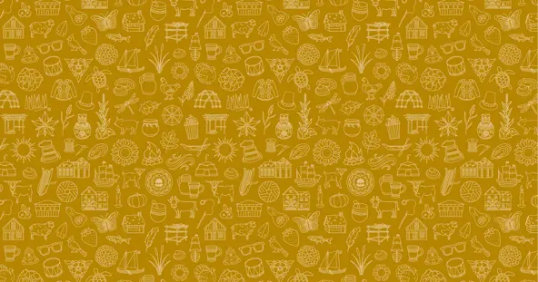 Icon header gold