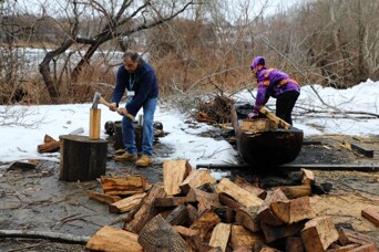 Homesite mishoon snow cleaning