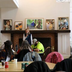 Volunteer annoucement lunch