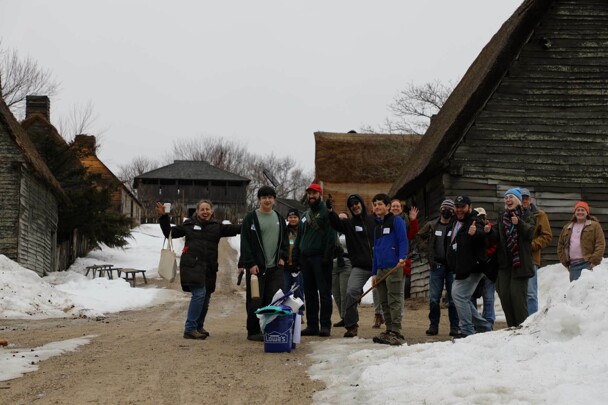 Volunteer group village