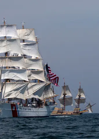 Mayflower boston parade of sail