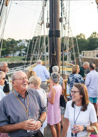 Mayflower spars under stars