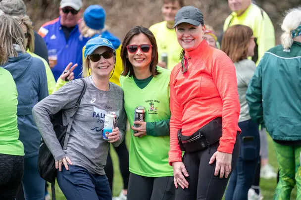Three women herring run