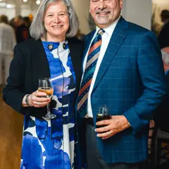 Cocktail reception davis gallery museum leadership philbrick evening