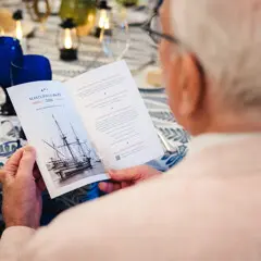 Gainsborogh hall donor dinner evening program book