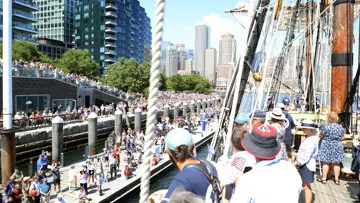 Parade of Sail Dockside Crowd 3