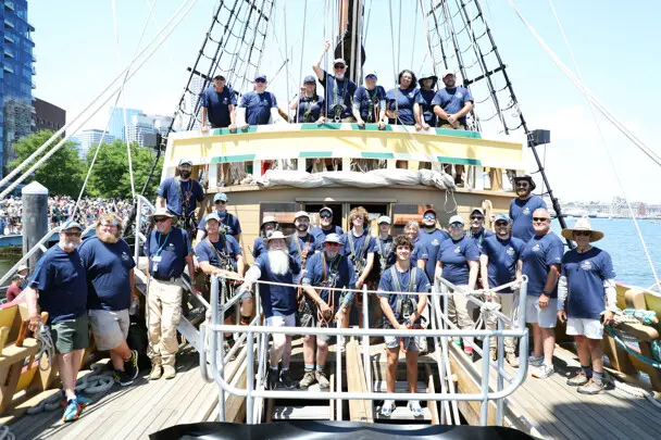 Mayflower II Crew Parade of Sail