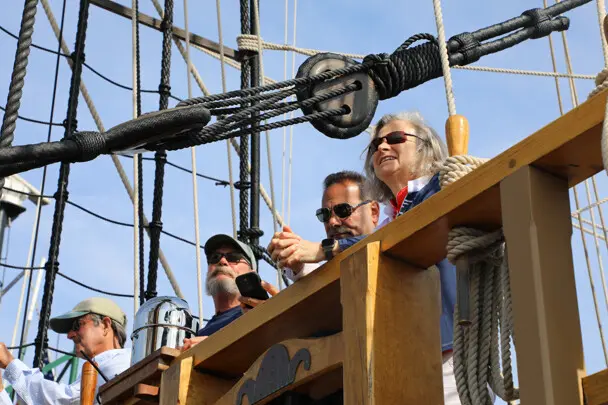 Parade of Sail Captain Whit Perry Steven and Andra Bolotin