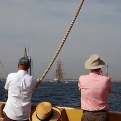 Parade of Sail Capturing the Ships from Mayflower II 2