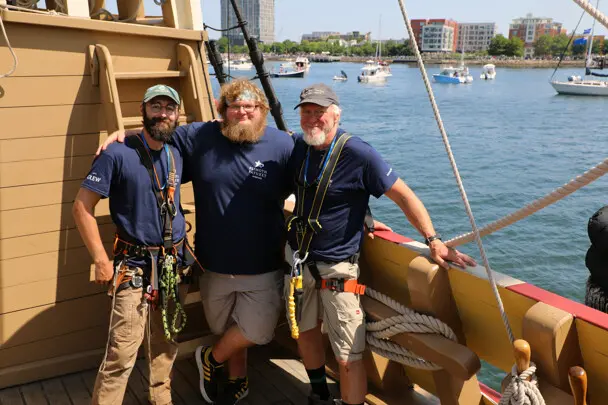 Parade of Sail Mayflower II Crew