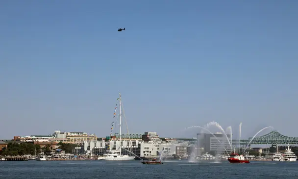 Parade of Sail View from Mayflower II