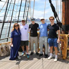 Day sail mayflower captain guests boston skyline