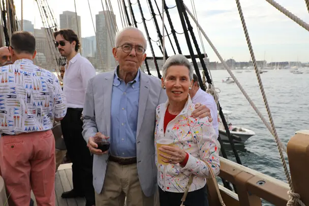 Donors boston cocktail party mayflower skyline